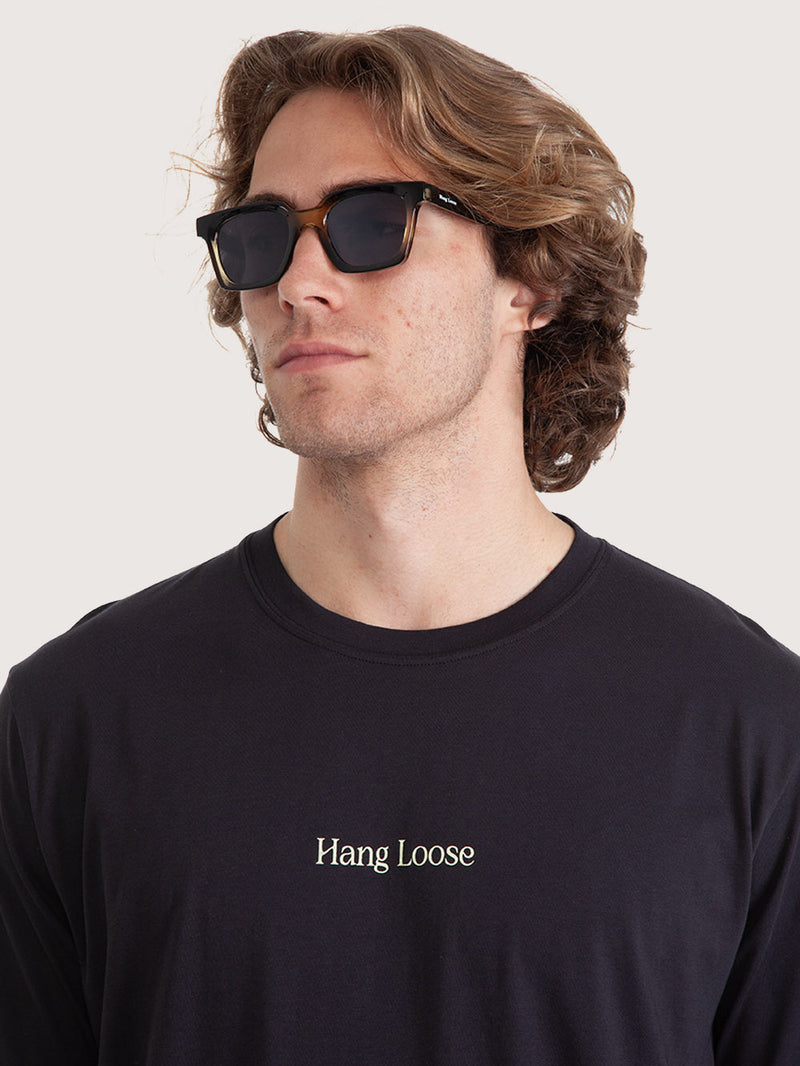 Camiseta Especial Hang Loose Island Preta
