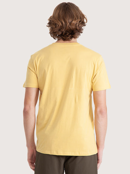 Camiseta Manga Curta Hang Loose Worldwide Amarela