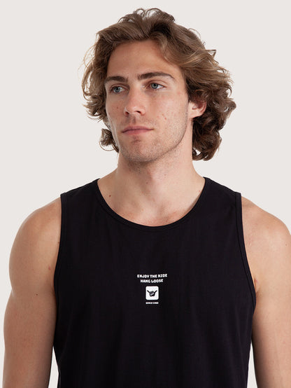Regata Masculina Hang Loose Mini Preto