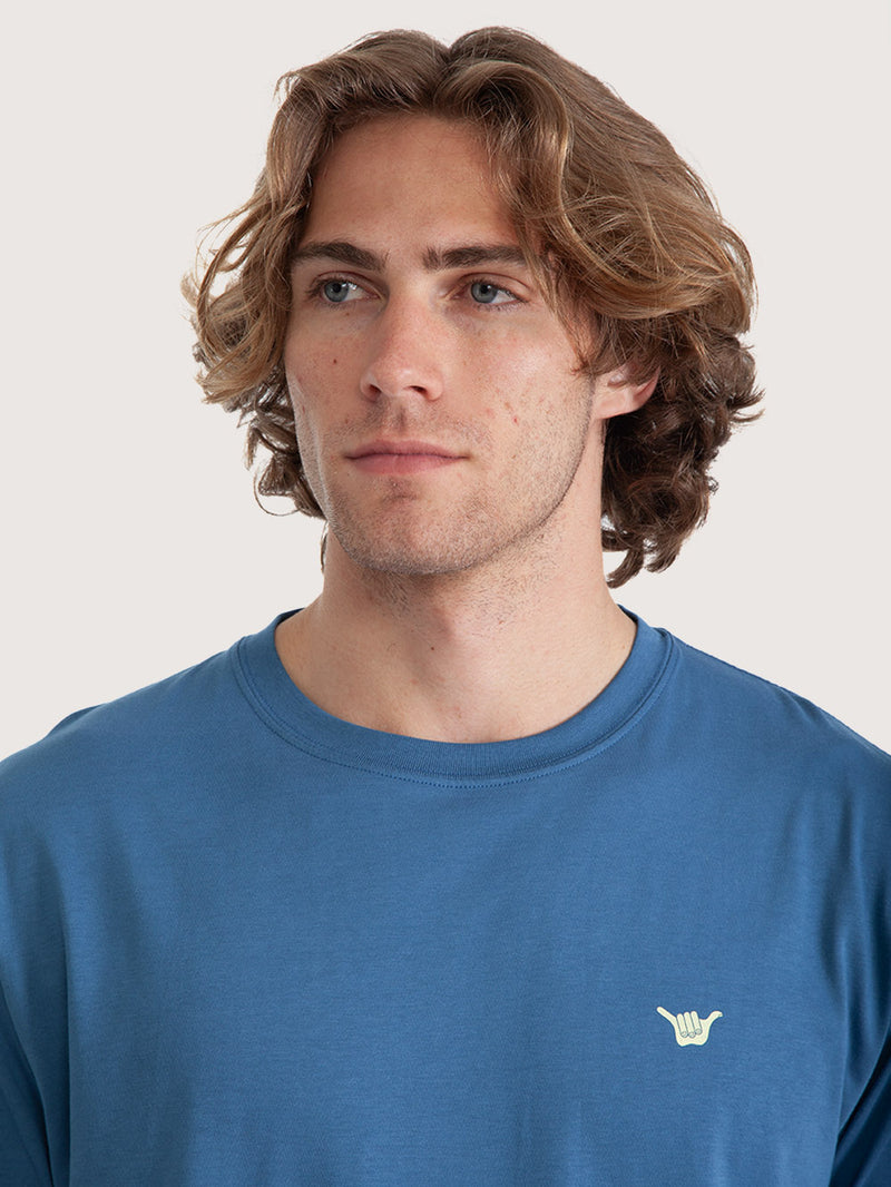 Camiseta Especial Hang Loose Fun Azul Escuro