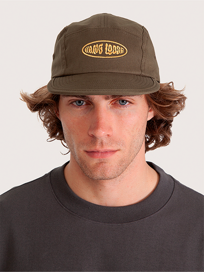 Boné Aba Reta Hang Loose Glint Verde Escuro