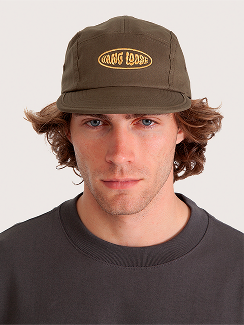 Boné Aba Reta Hang Loose Glint Verde Escuro