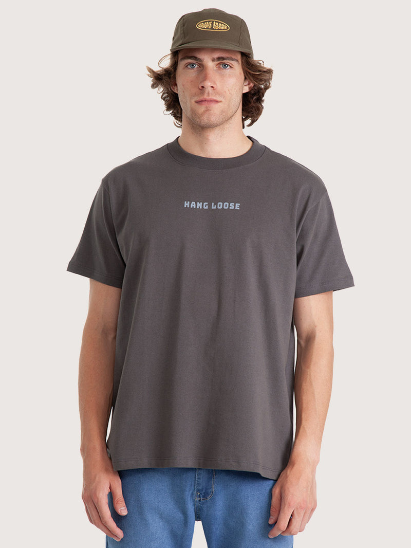 Camiseta Especial Hang Loose Stoked Cinza