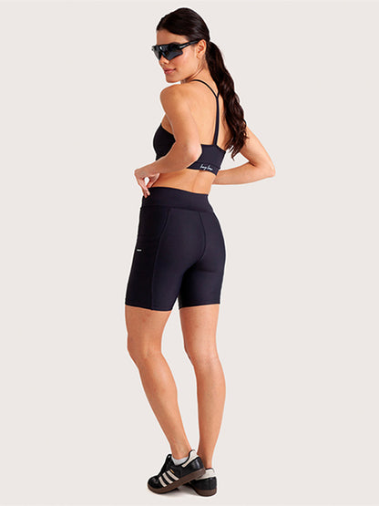 Shorts Biker Pocket Hang Loose Preto