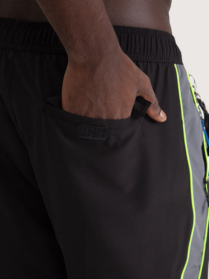 Bermuda Elástico Hang Loose Core 18 Importada Preta