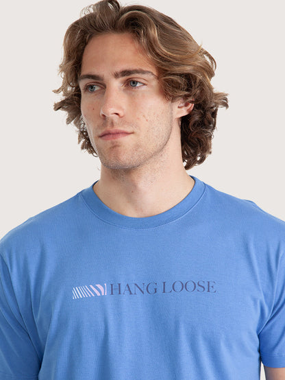 Camiseta Manga Curta Hang Loose Wire Azul