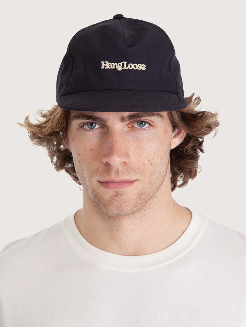 Boné Aba Reta Preto Hang Loose Classic