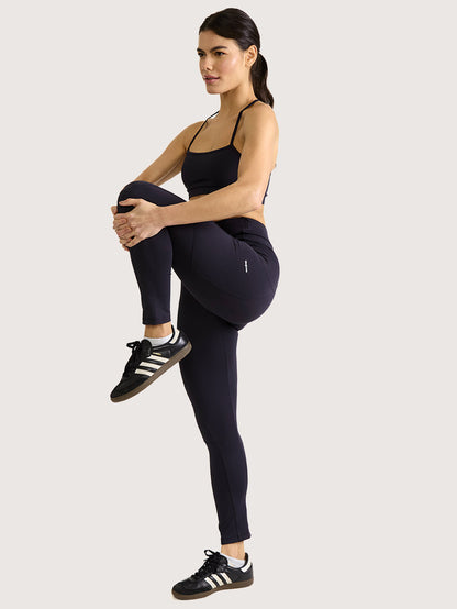 Calça Legging Com Bolso Hang Loose Pockets Preta