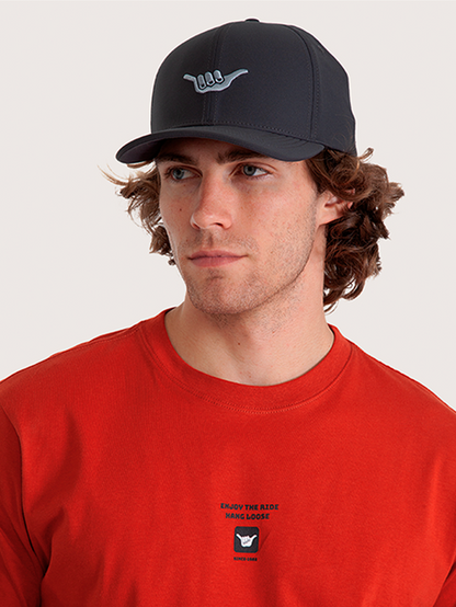 Camiseta Manga Curta Hang Loose Mini Vermelha