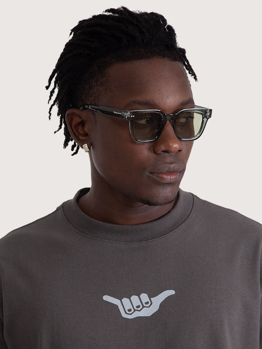 Camiseta Especial Hang Loose Retro Cinza
