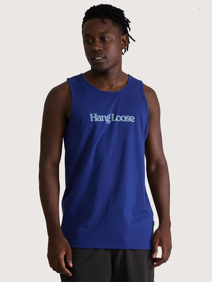 Regata Typo Masculina Hang Loose Azul Marinho