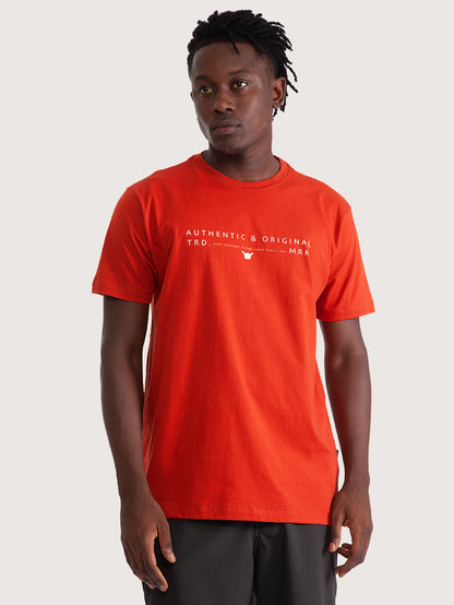 Camiseta Manga Curta Tracking Vermelha