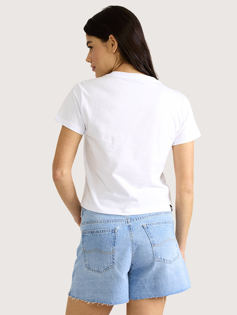 Camiseta Hang Loose Type Branca Feminina