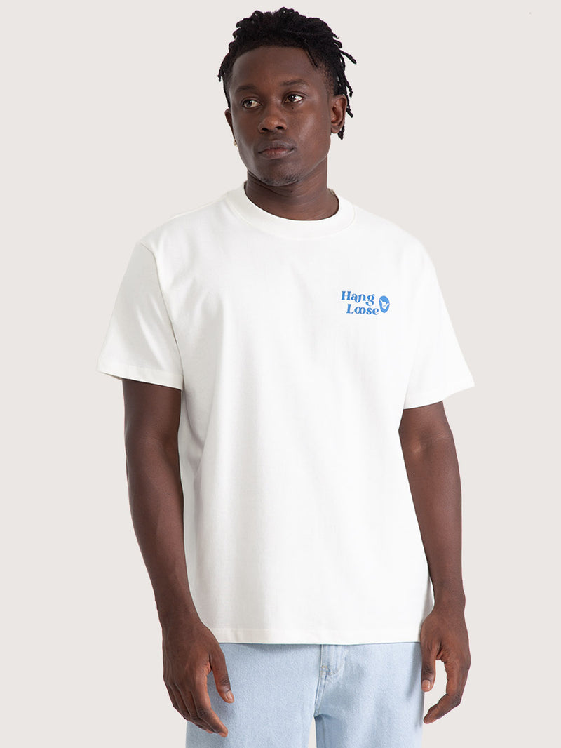 Camiseta Especial Hang Loose Fish Off White