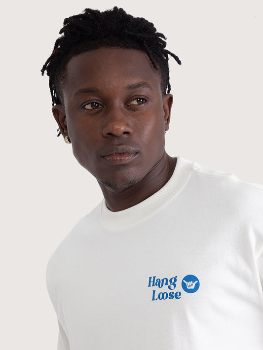 Camiseta Especial Hang Loose Fish Off White