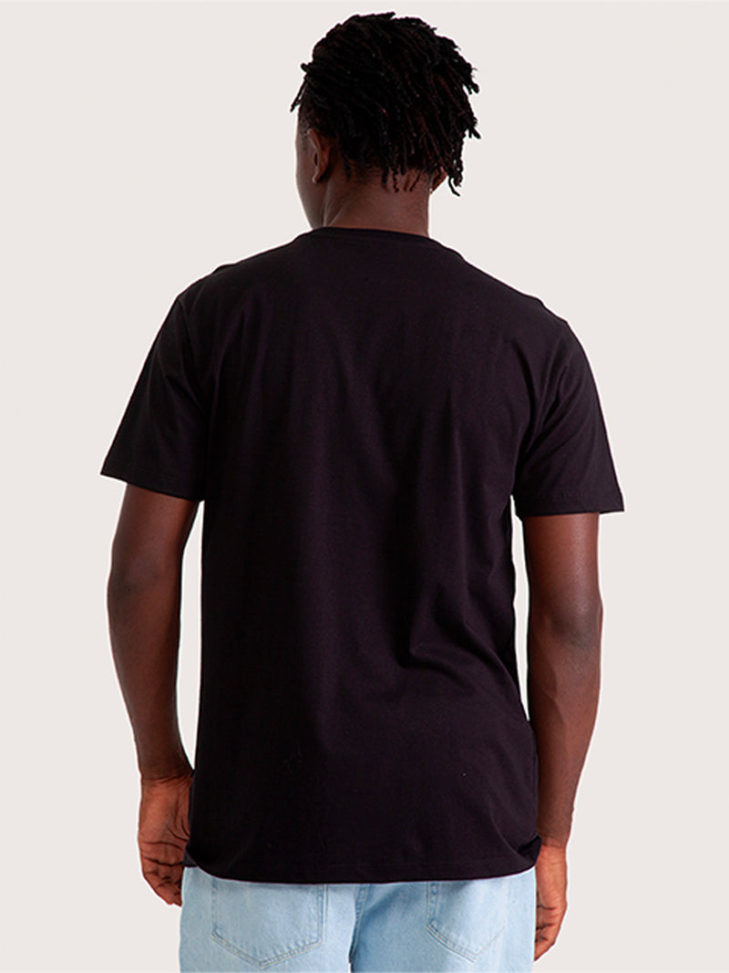 Camiseta Manga Curta Hang Loose Photo Preta