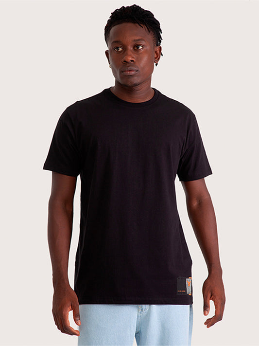 Camiseta Manga Curta Hang Loose Photo Preta