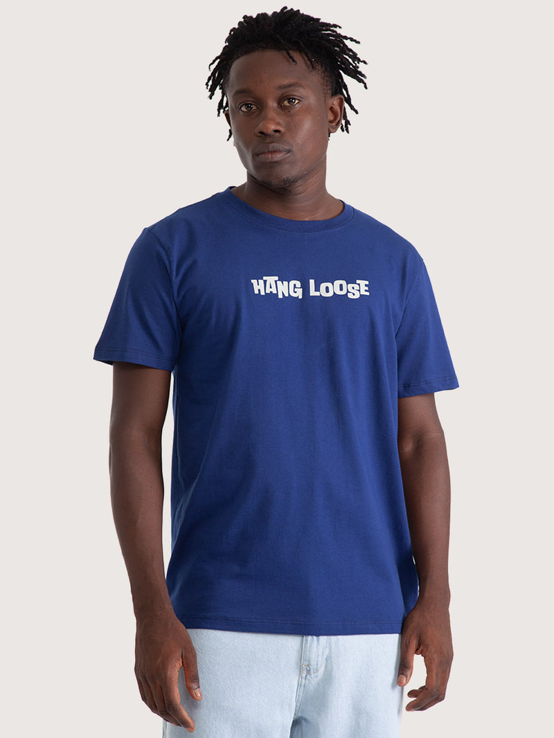 Camiseta Masculina Hang Loose Minecraft Azul