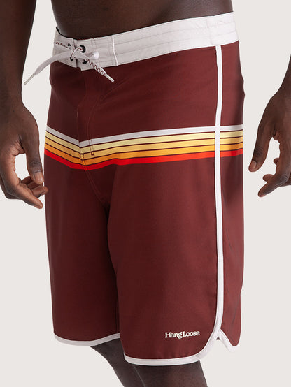 Boardshorts 20" Hang Loose Scaloop Marrom