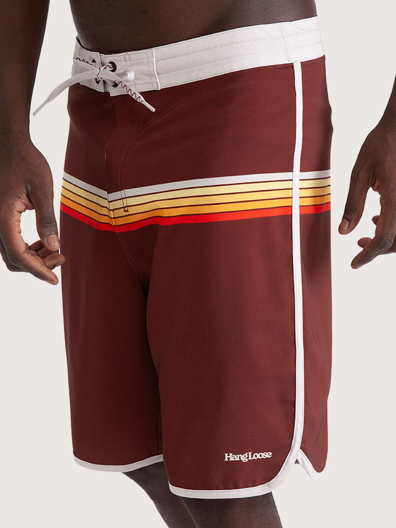 Boardshorts 20" Hang Loose Scaloop Marrom