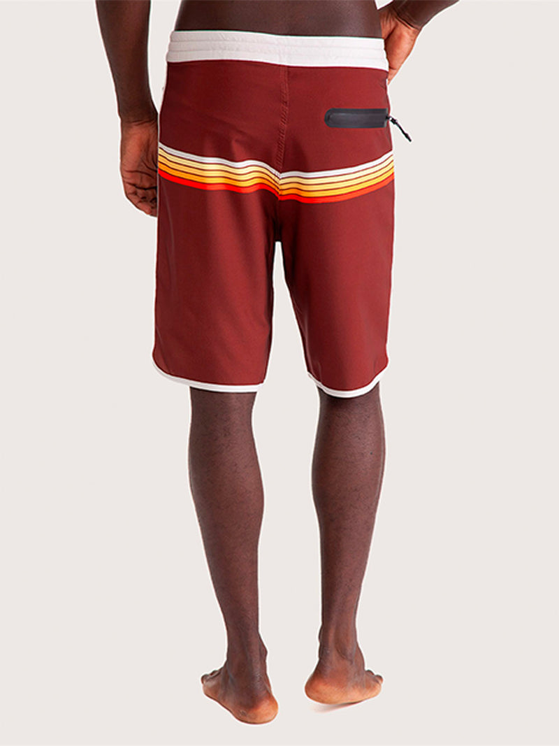 Boardshorts 20" Hang Loose Scaloop Marrom