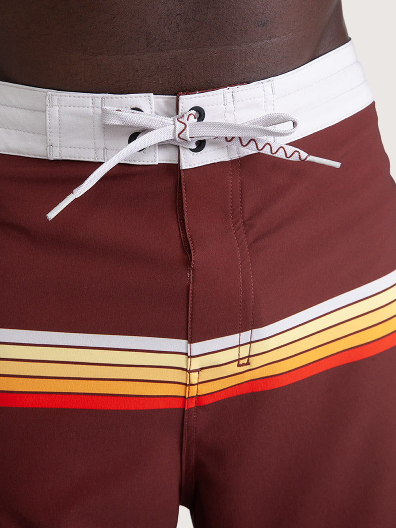 Boardshorts 20" Hang Loose Scaloop Marrom