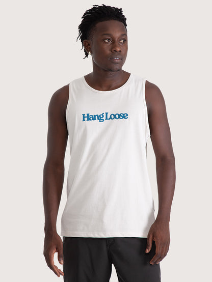 Regata Typo Masculina Hang Loose Off White