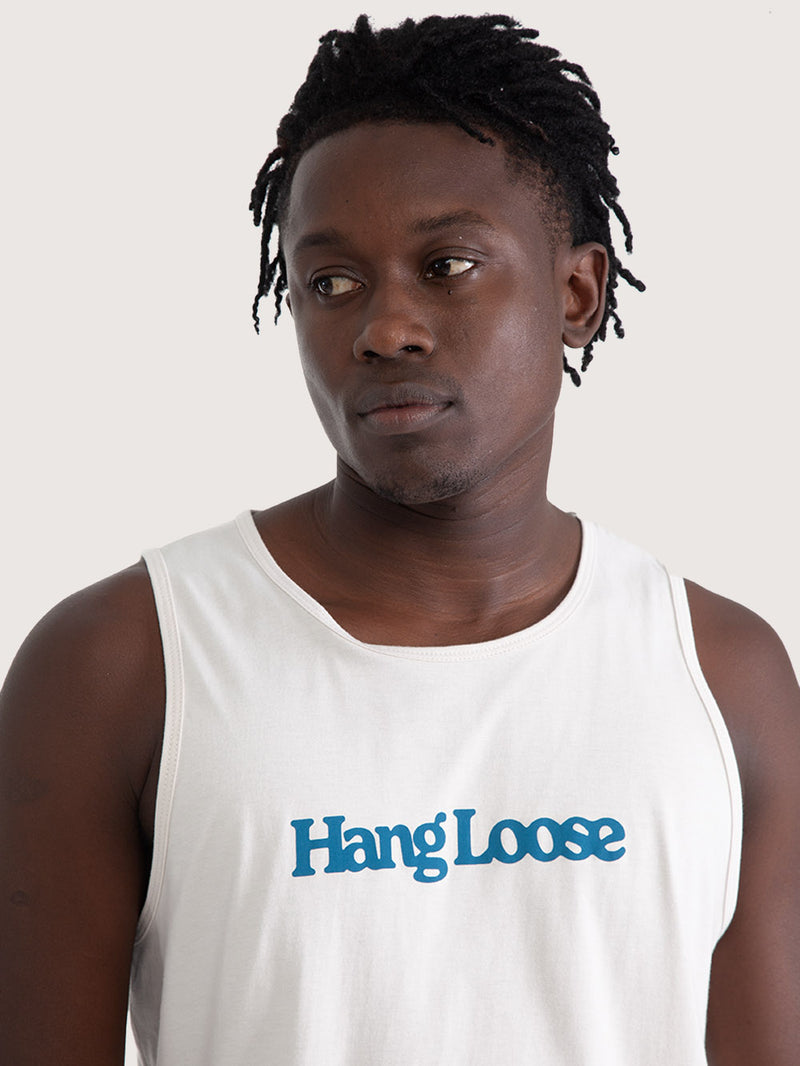 Regata Typo Masculina Hang Loose Off White