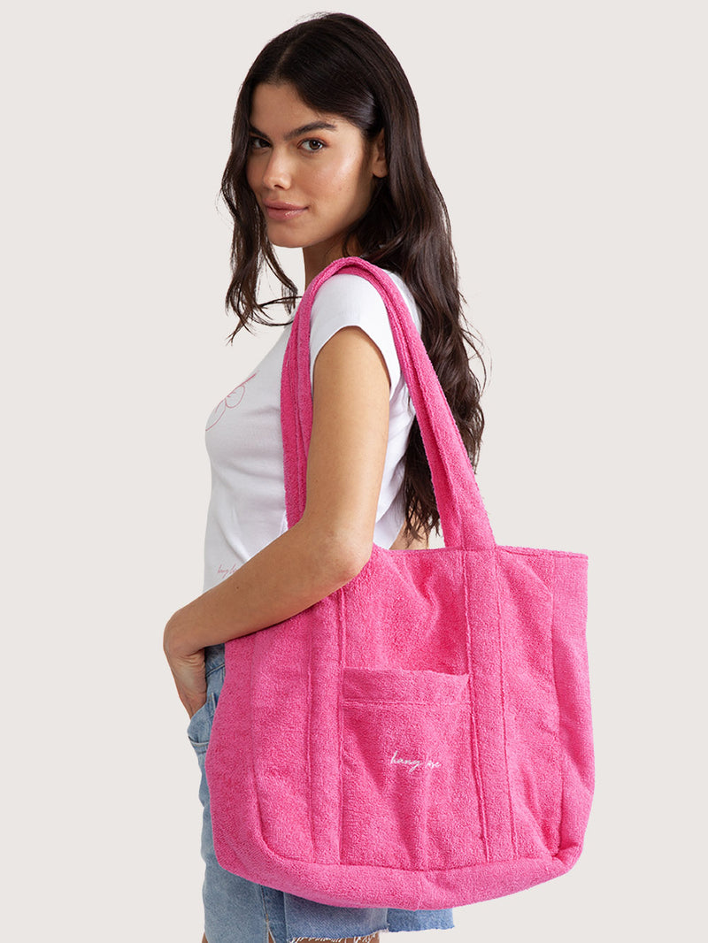 Bolsa Atoalhada Hang Loose Hibiscus Rosa
