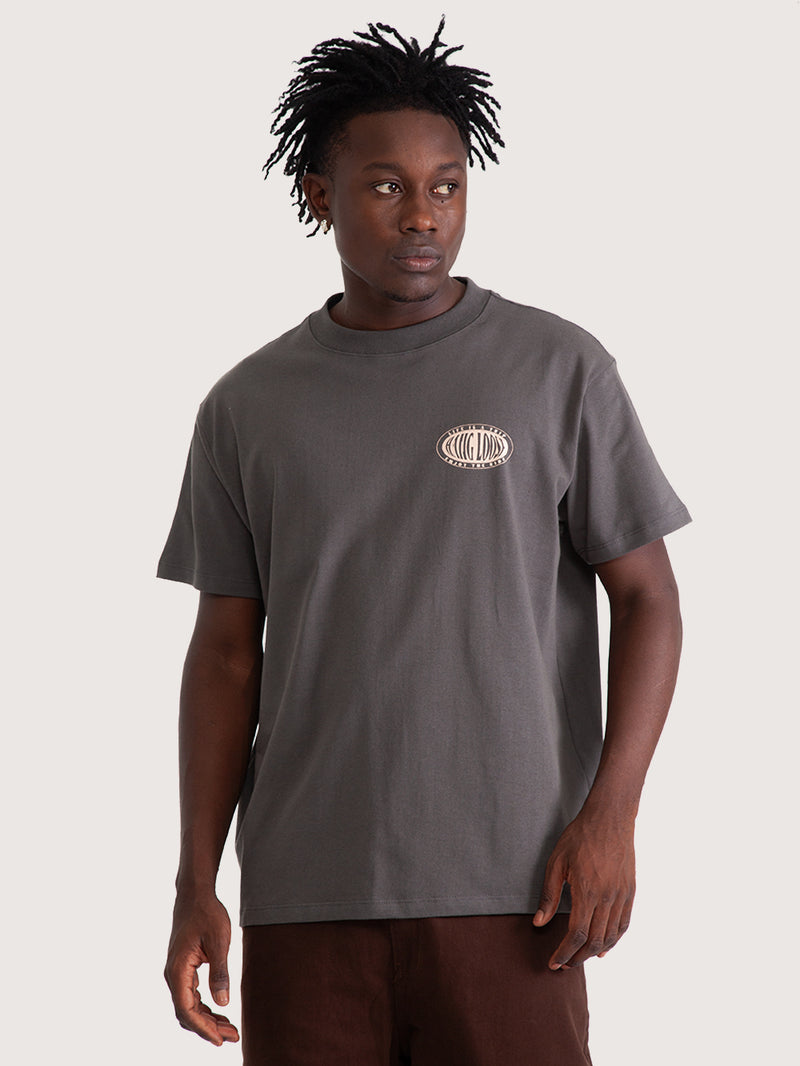 Camiseta Especial Manga Curta Hang Loose River Cinza