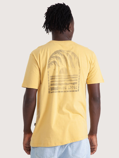Camiseta Manga Curta Hang Loose Shadow Amarela
