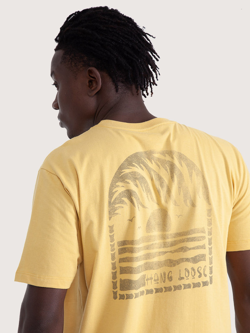 Camiseta Manga Curta Hang Loose Shadow Amarela