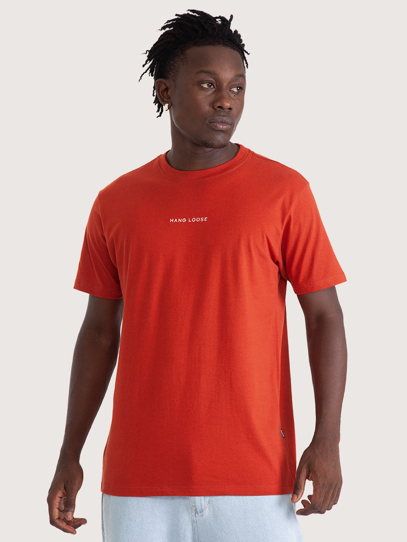 Camiseta Hang Loose Block Vermelha