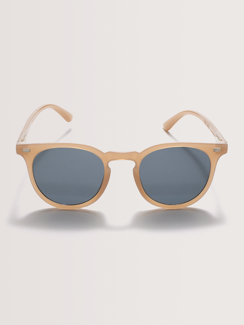 Óculos de Sol Redondo Bege Hang Loose Aura