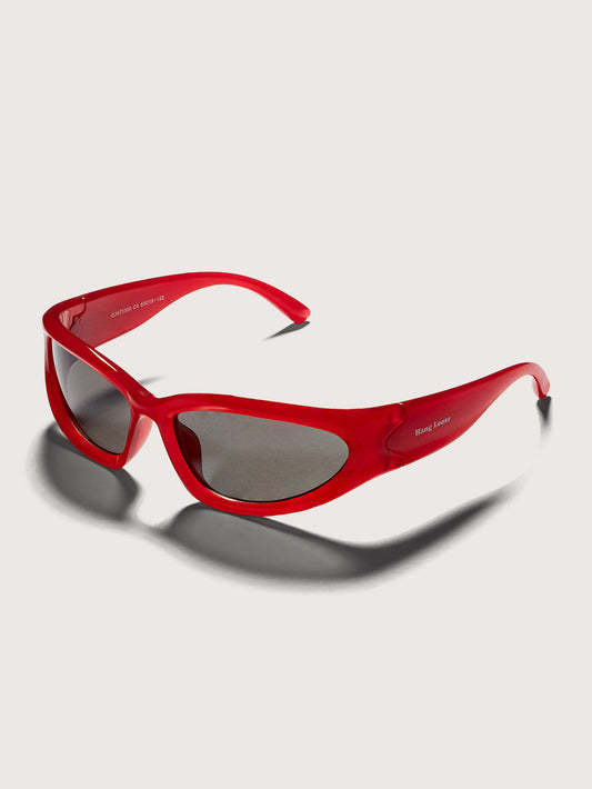 Óculos de Sol Esportivo Vermelho Hang Loose Grunge