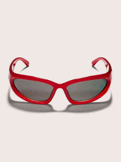 Óculos de Sol Esportivo Vermelho Hang Loose Grunge
