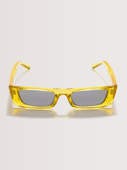 Óculos de Sol Retangular Amarelo Hang Loose Matrix