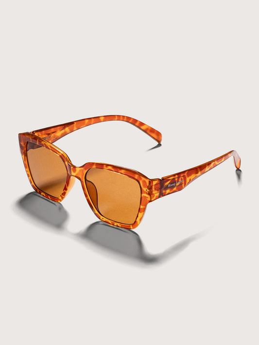 Óculos de Sol Quadrado Tartaruga Hang Loose Diana