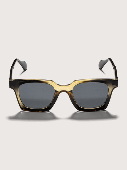 Óculos de Sol Quadrado Preto Âmbar Hang Loose Black Diamond