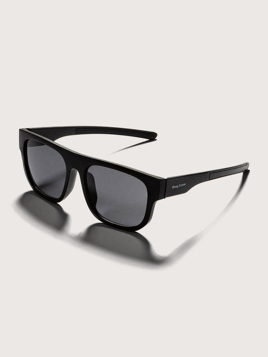 Óculos de Sol Quadrado Preto Hang Loose Flat Top