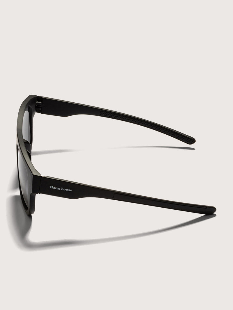 Óculos de Sol Quadrado Preto Hang Loose Flat Top
