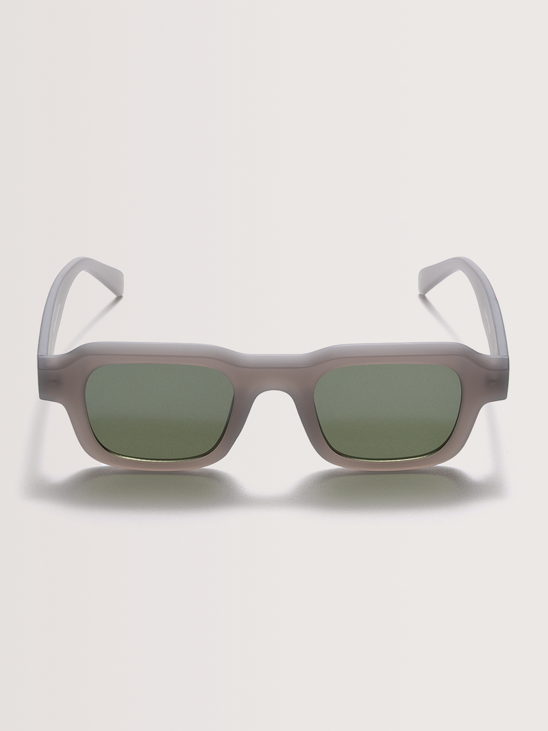 Óculos de Sol Retangular Cinza Hang Loose Âmbar