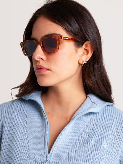 Óculos de Sol Quadrado Tartaruga Hang Loose Gala