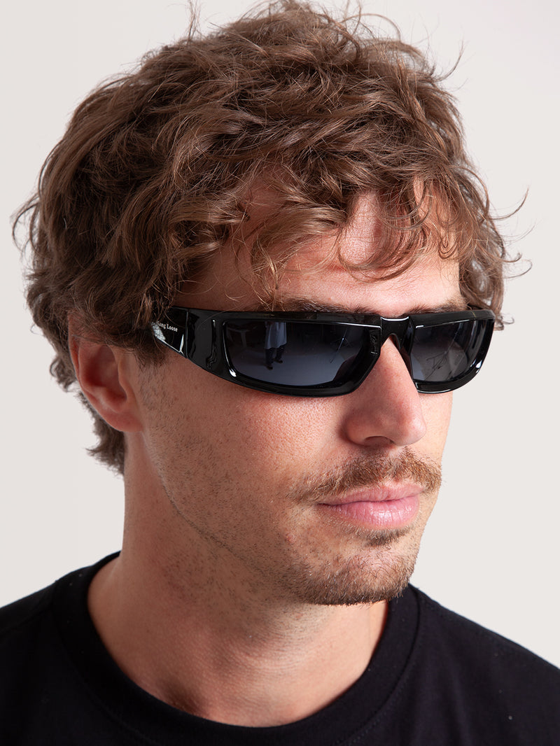 Óculos de Sol Preto Hang Loose Speedy