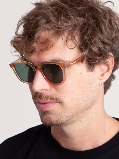 Óculos de Sol Quadrado Caramelo Hang Loose Brown Sugar