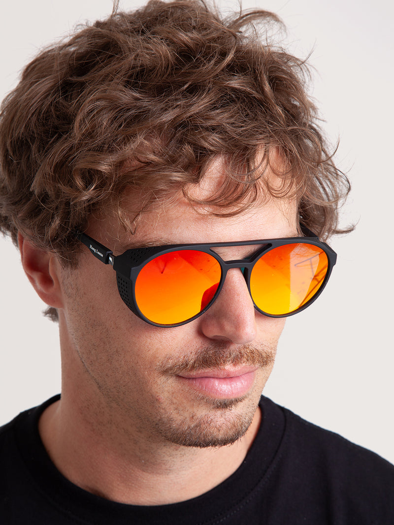 Óculos Preto Redondo Hang Loose Matrix