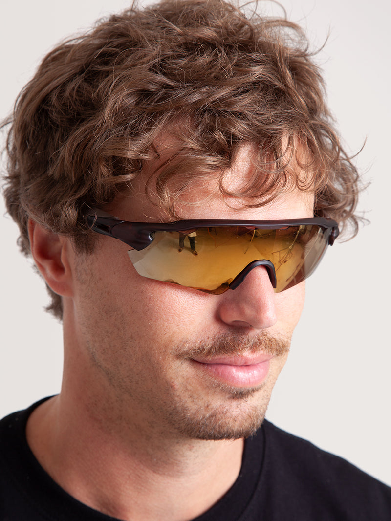 Óculos de Sol Esportivo Marrom Hang Loose Magnetic