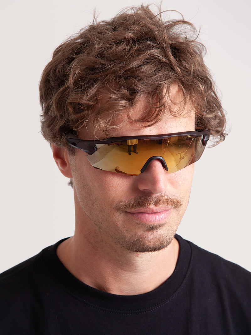 Óculos de Sol Esportivo Marrom Hang Loose Magnetic