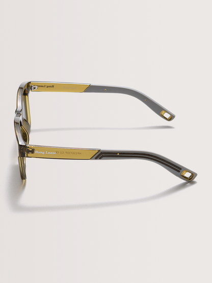 Óculos de Sol Verde Translúcido Hang Loose Olive