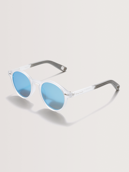 Óculos de Sol Redondo Branco Hang Loose Ice